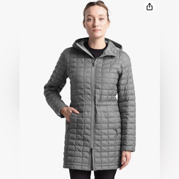 The North Face Thermoball jacket/coat. Grey Women size Medium - Picture 1 of 6